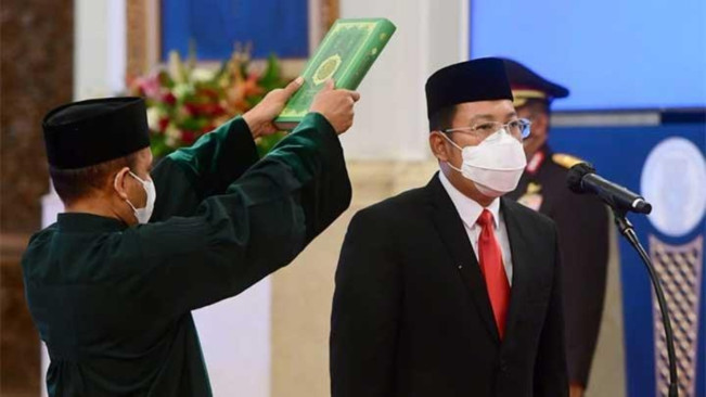 Arief Prasetyo Adi dilantik sebagai Kepala Bapanas. [Dok. Pribadi]